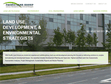 Tablet Screenshot of pacificlandgroup.ca